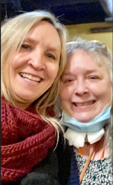 Susan Thurman and sister Janet Franks